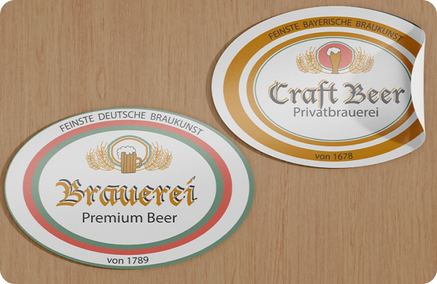 Customize Your Oval Stickers at StickersChamp